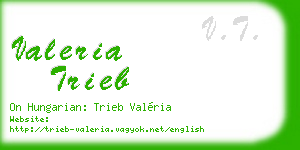 valeria trieb business card